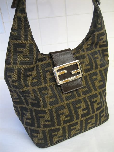 fendi zucca tote price|Fendi vintage zucca shoulder bag.